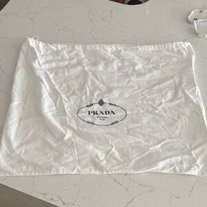 Prada White Logo Purse dust bag